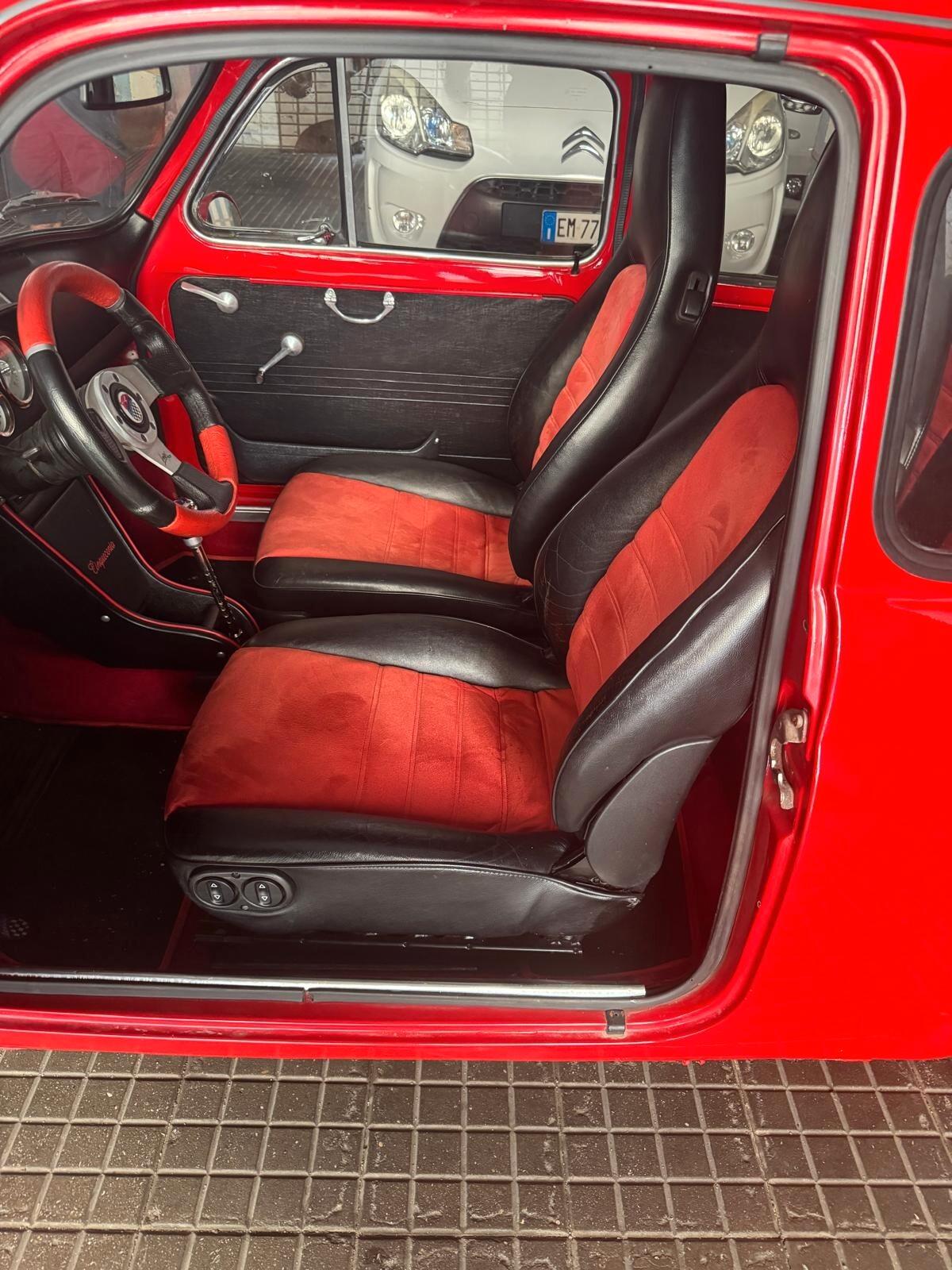 Fiat 500 F PISTA CAMBIO SINCRONIZZATO MOTORE 600