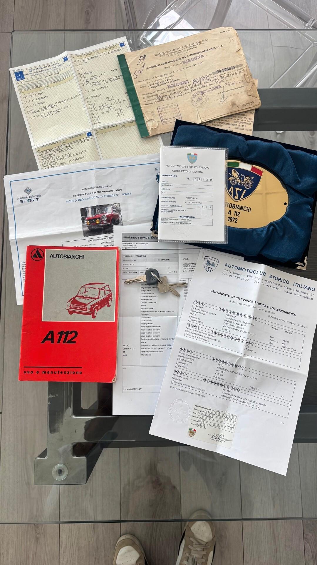 Autobianchi A 112 prima serie