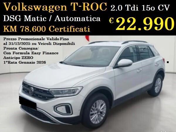 Volkswagen T-Roc VALUTIAMO PERMUTE