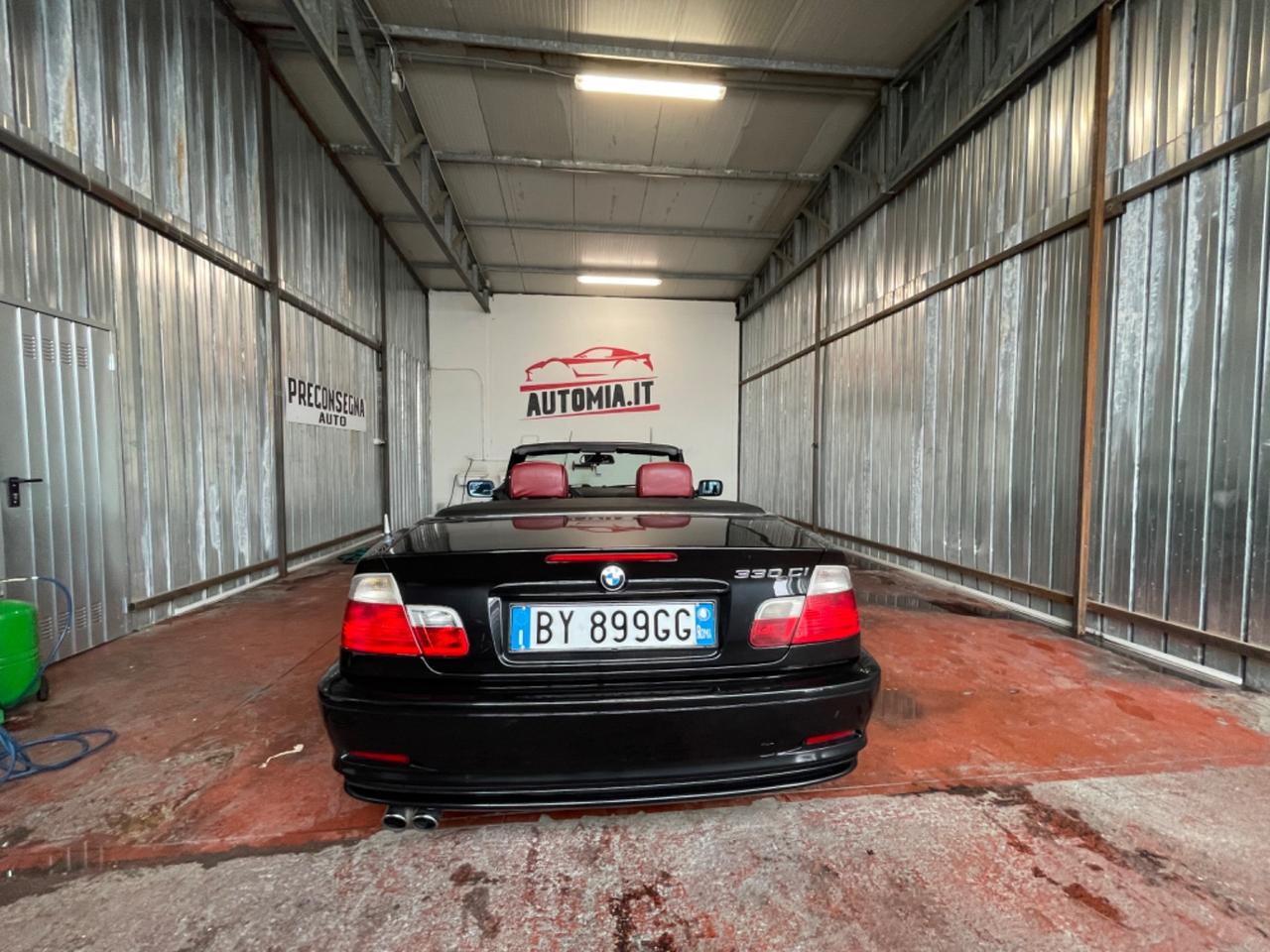 Bmw 330 CI cat Cabrio pelle rossa assetto