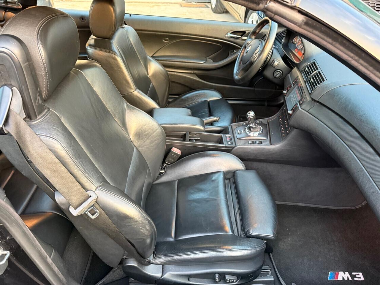 Bmw M3 CABRIO E46 CAMBIO SMG II - 343CV INTROVABILE!!
