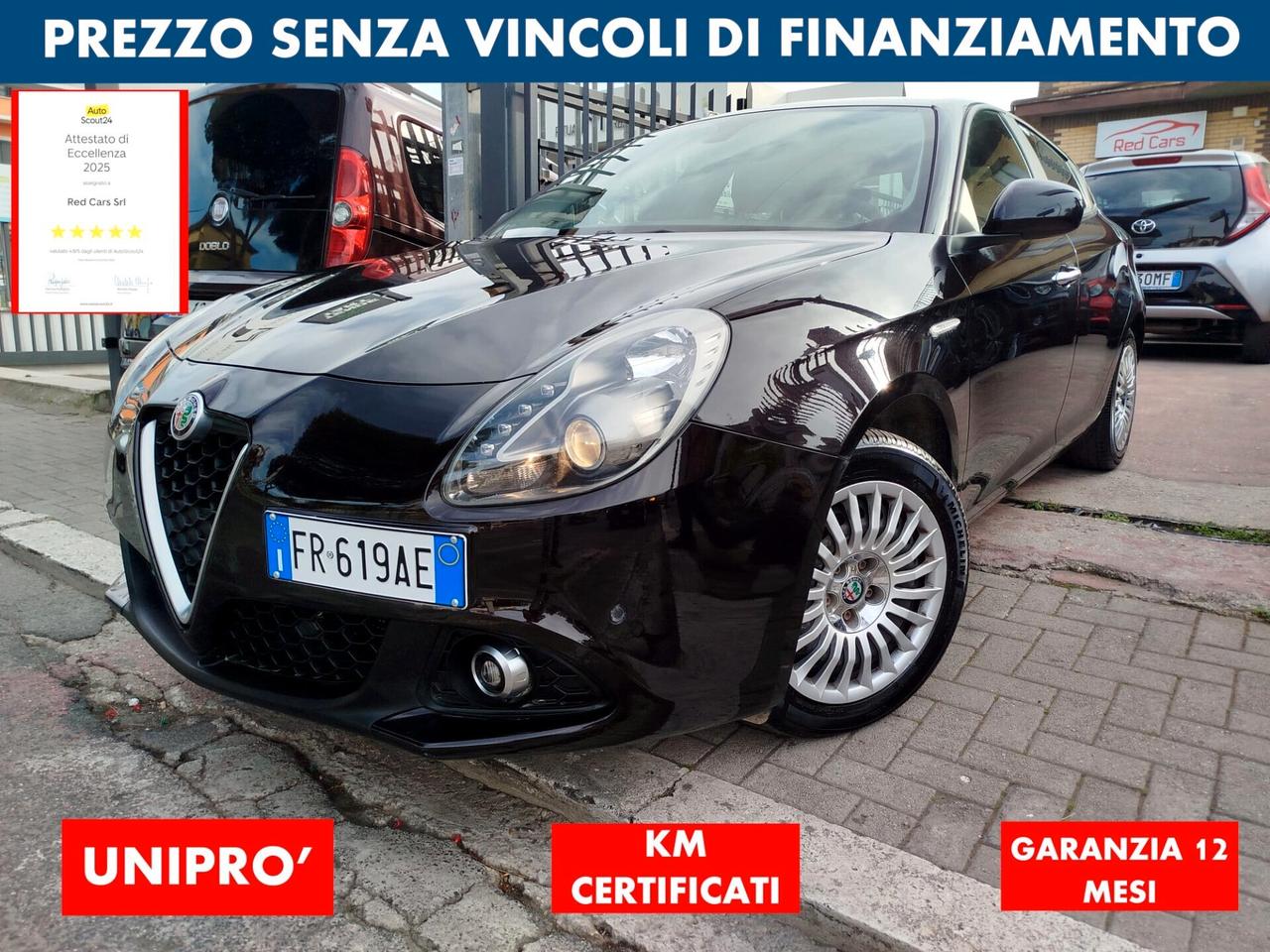 ALFA ROMEO Giulietta 1.6MJT -120cv *PREZZO VERO*UNIPRO' DISTRIBUZIONE NUOVA IN PRE CONSEGNA
