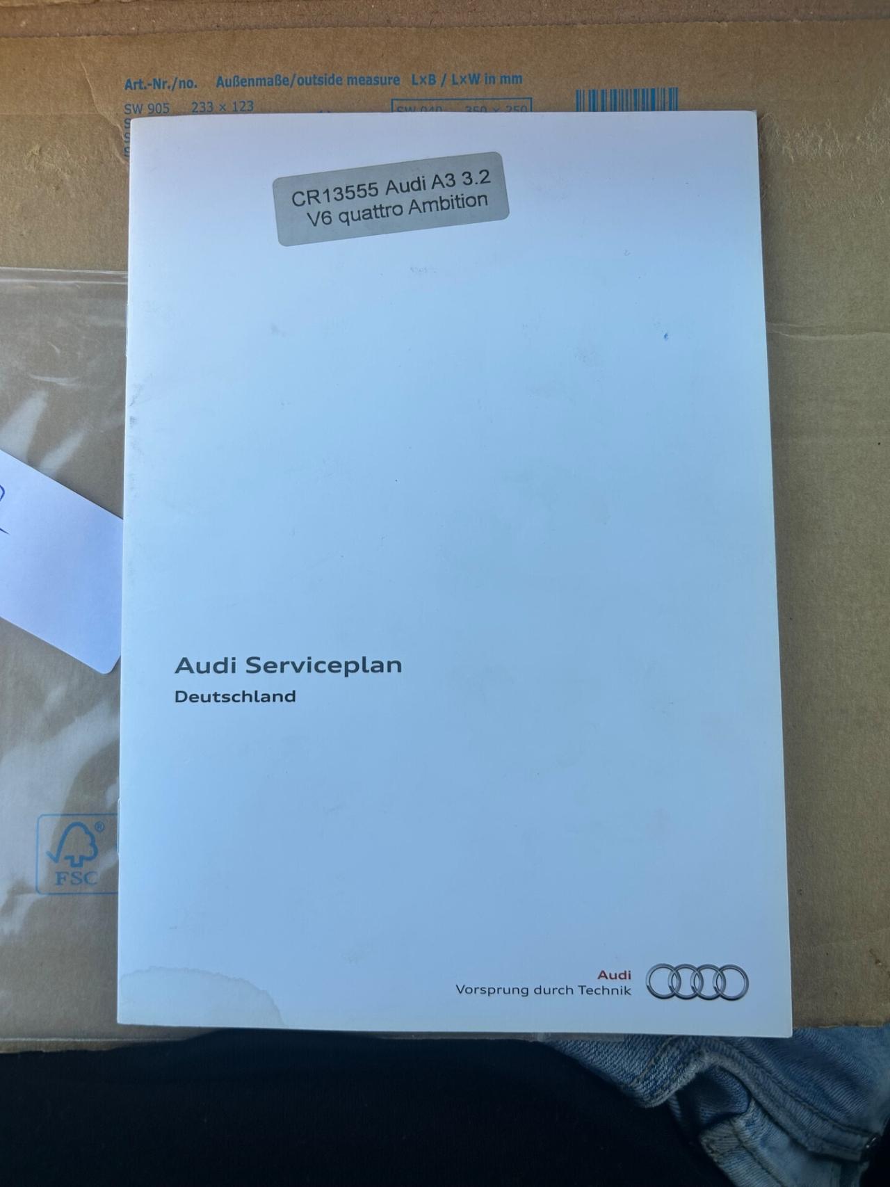 Audi A3 3.2 V6 quattro Ambition