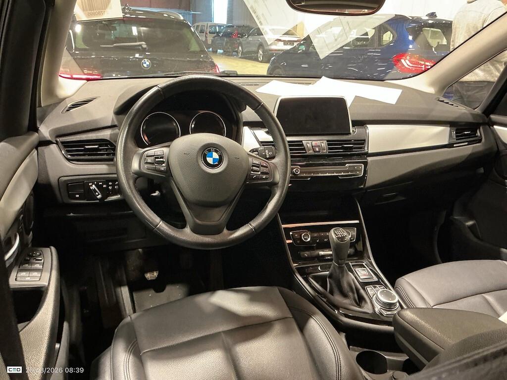 BMW 216D ACTIVE TOURER 116CV 6M. BUSINESS ADVANTAGE ( FARI LED - PELLE - TETTO PANORAMICO APR. - CRUISE - NAVI )