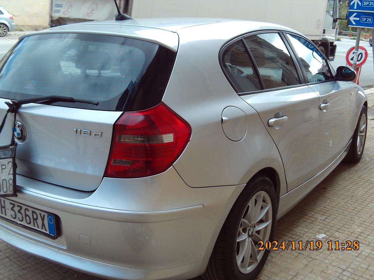 Bmw 118 118d cat 5 porte Futura DPF