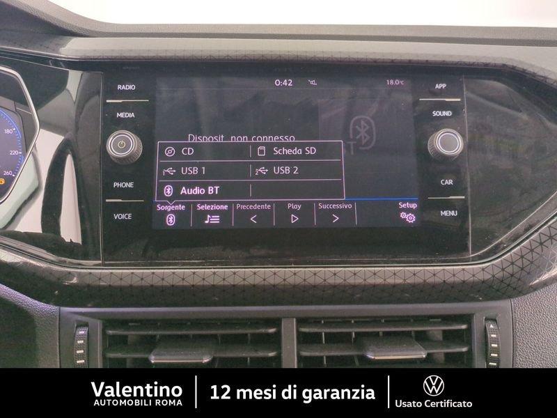 Volkswagen T-Cross 1.0 TSI DSG 115 CV Advanced BMT