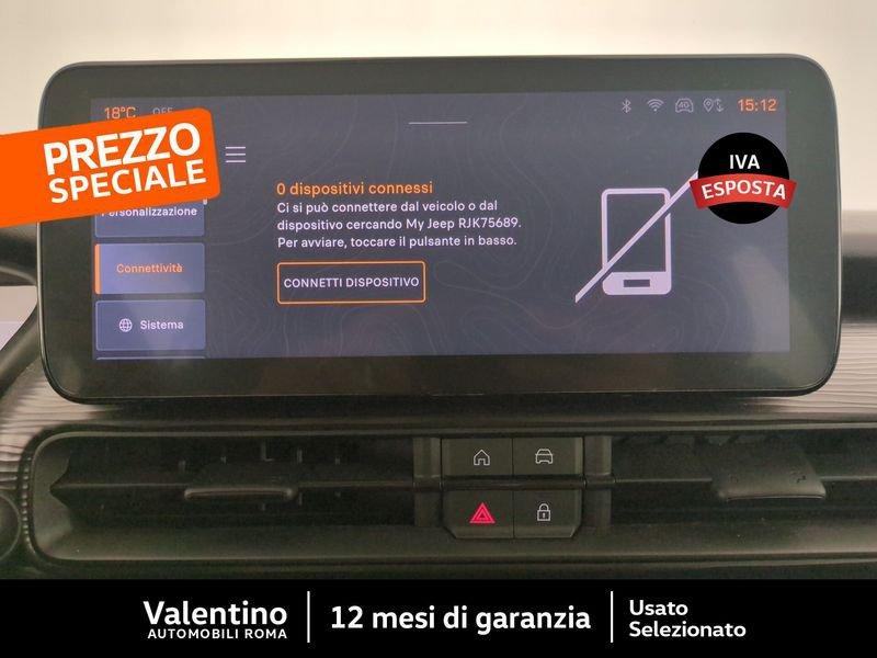 Jeep Avenger 1.2 Turbo 100 CV Altitude