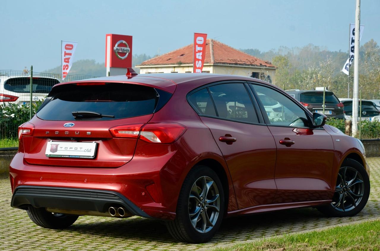 Ford Focus 1.0 EcoBoost 125 CV ST Line, UFF ITALIANA, SERVICE UFF FORD, EURO 6D, KEYLESS, NAVI, RETROCAMERA, PERMUTE