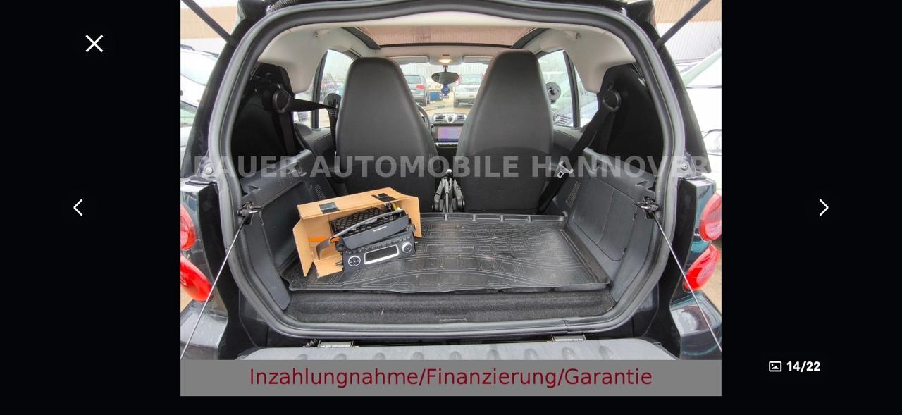 Smart ForTwo 1000 52 kW coupé passion