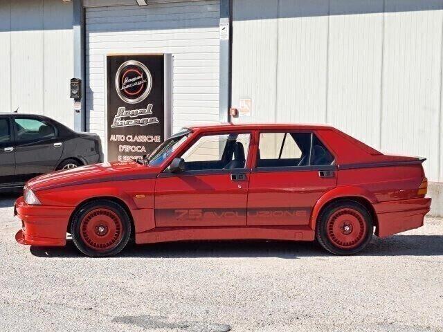 Alfa romeo 75 turbo evoluzione asi targa oro-1987