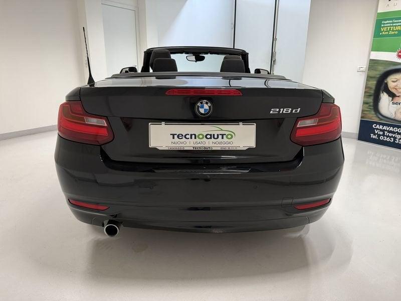 BMW Serie 2 Cabrio 218d Cabrio Advantage Steptronic - prezzo vero senza obbligo di finanziamento
