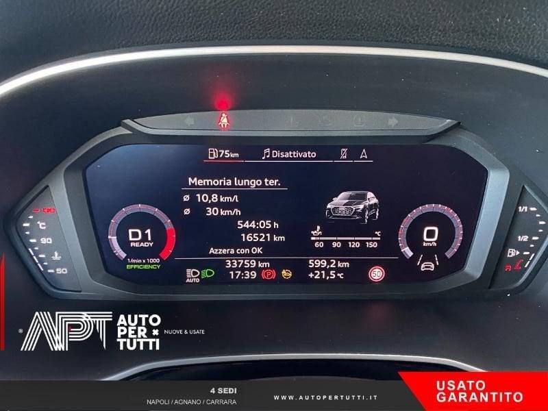 Audi Q3 Q3 Sportback 35 1.5 tfsi Identity Black s-tronic