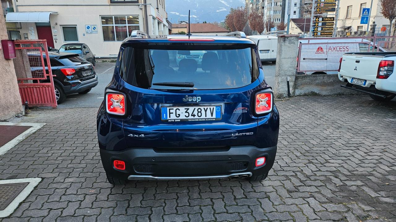 Jeep Renegade 2.0 mjt Limited 4wd 140cv auto RIDOTTE-TETTO-CAM