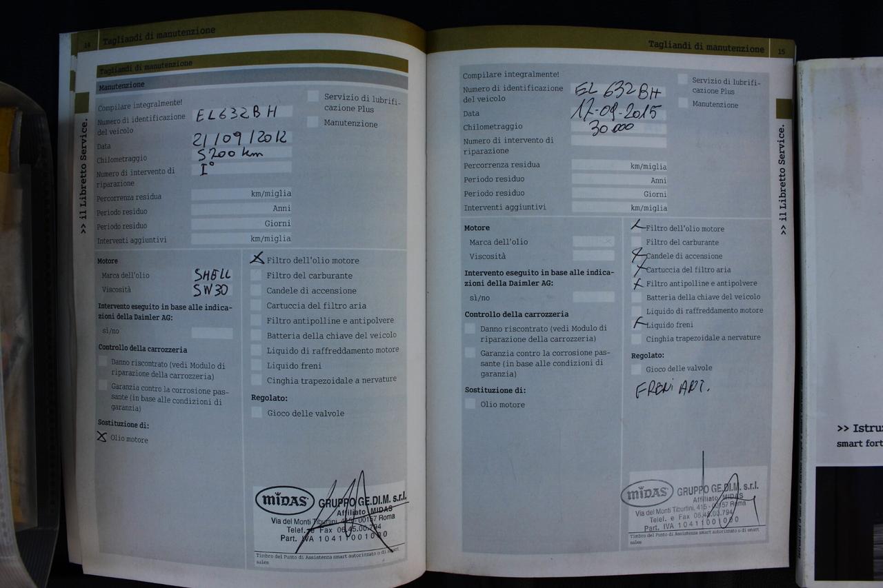 smart forTwo *PREZZO VERO* 1.0 mhd 71cv KM REALI CERTIFICATI FRIZIONE NUOVA TETTO PANORAMICO TAGLIANDATA E GOMMATA GARANZIA 12 MESI