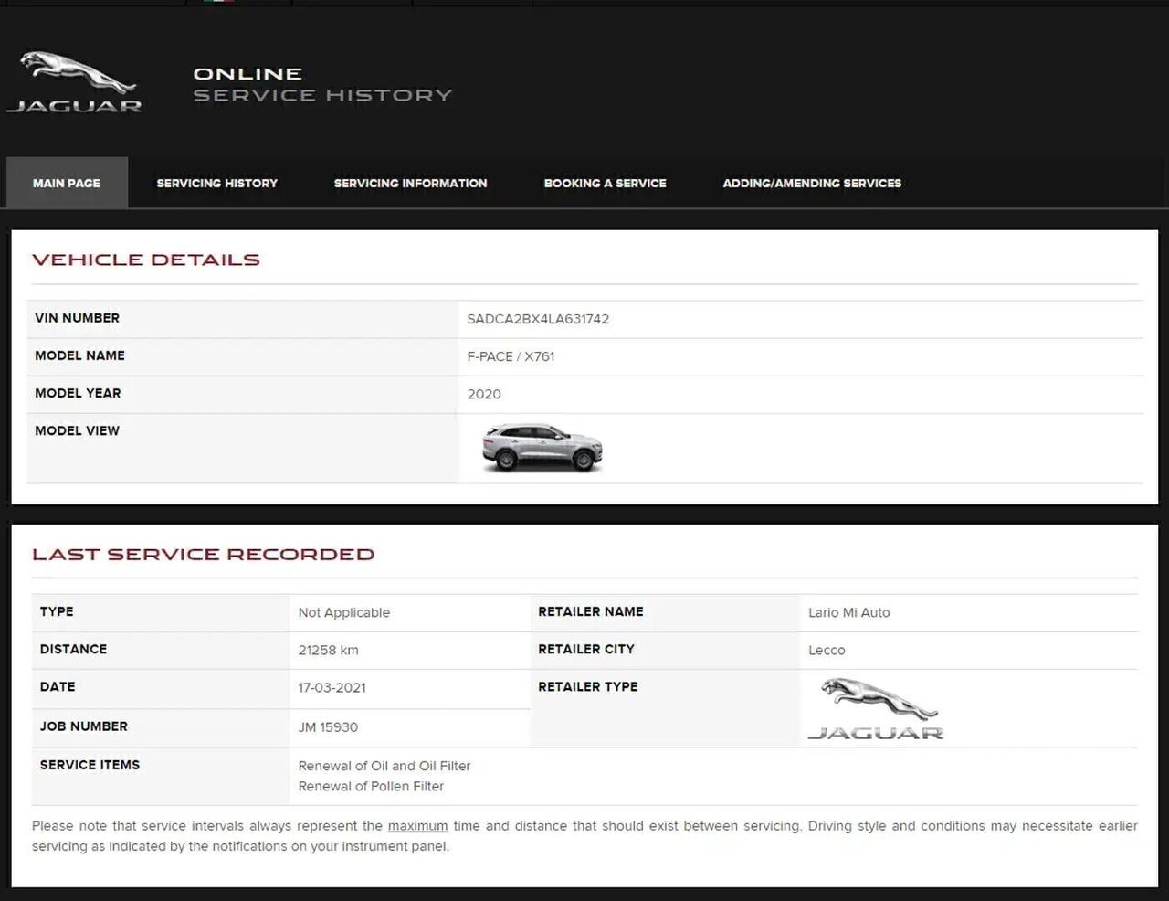 Jaguar F-Pace 2.0 300 CV AWD aut. Portfolio