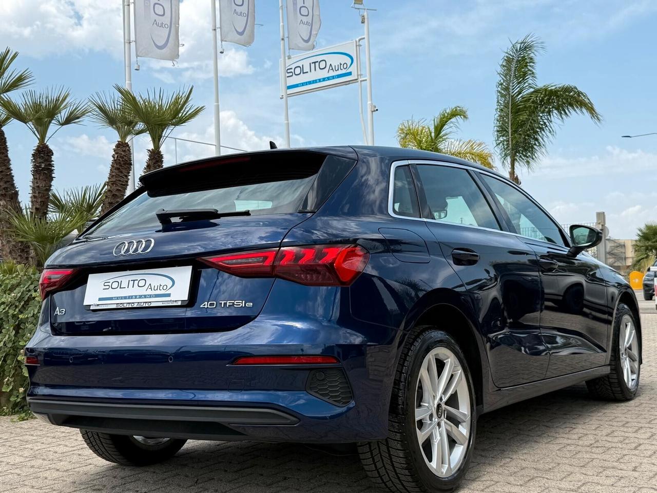 Audi A3 SPB 40 TFSI e 204 cv Hybrid - Plug-in S tronic
