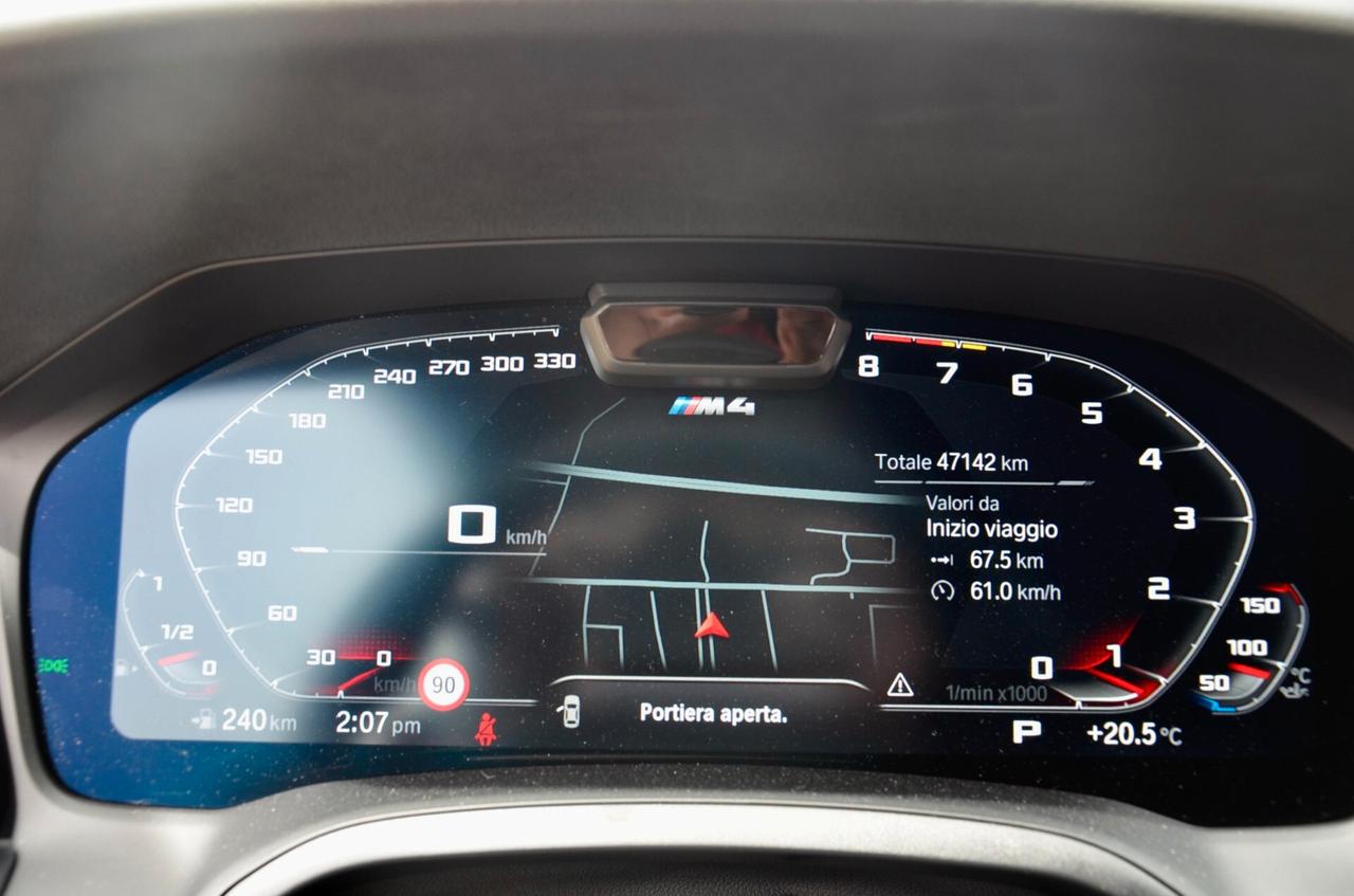 BMW M4 COUPE 3.0 COMPETITION M XDRIVE 510cv AUTO, TUTTI SERVICE BMW, EURO 6D, HI-FI HARMAN/KARDON, FARI LASER, HEAD-UP, PERMUTE