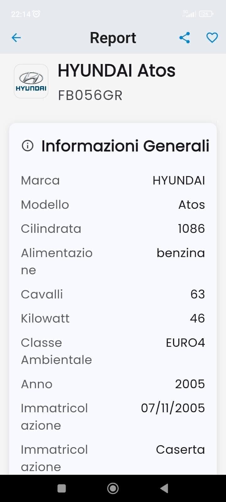 Hyundai Atos Prime 1.1 12V Active