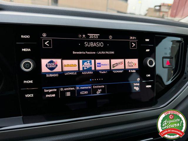 VOLKSWAGEN Polo 1.0 TGI 5p. Highline CarPlay Sensori Anteriori