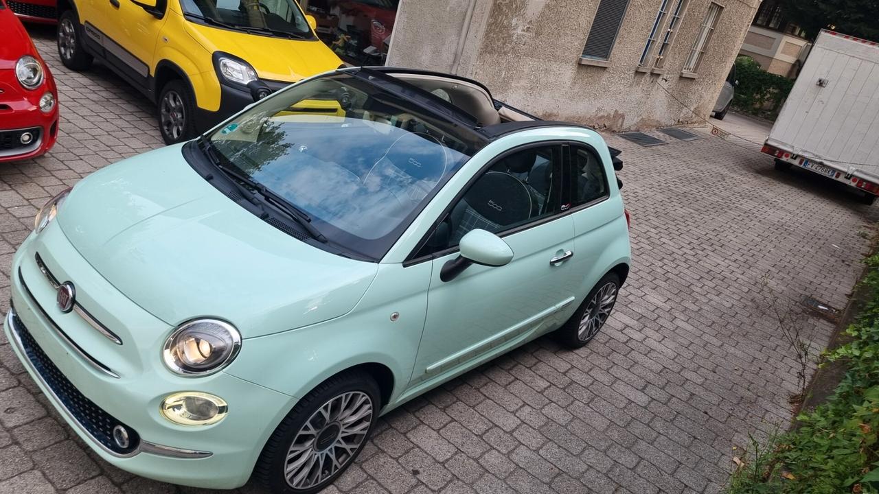 Fiat 500 C 1.2 Lounge 69 cv anno 2017 km 54000