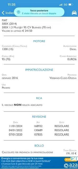Fiat 500X 1.3 MultiJet 95 CV Pop Star