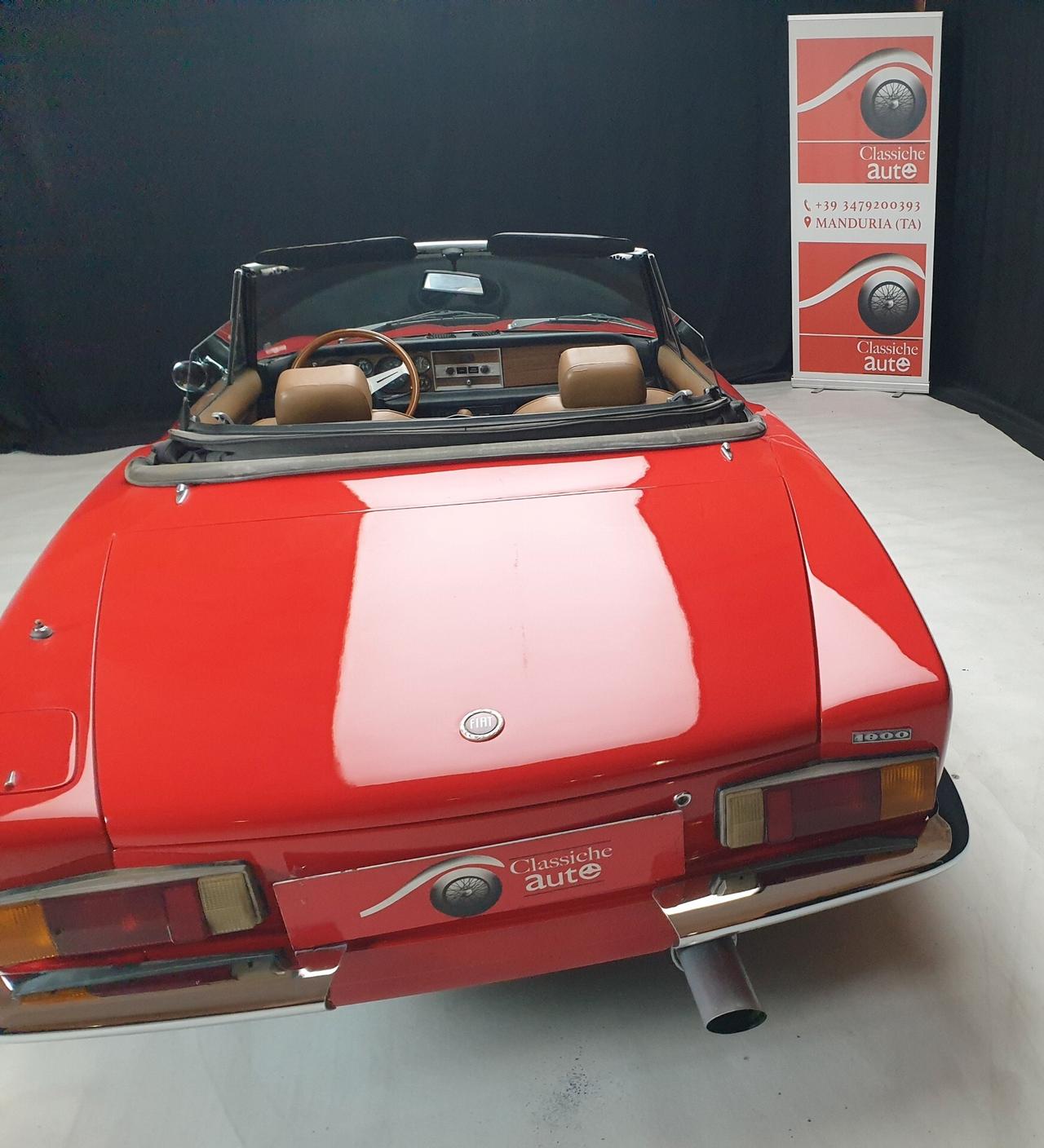 Fiat 124 Spider certif. ASI con C.R.S.