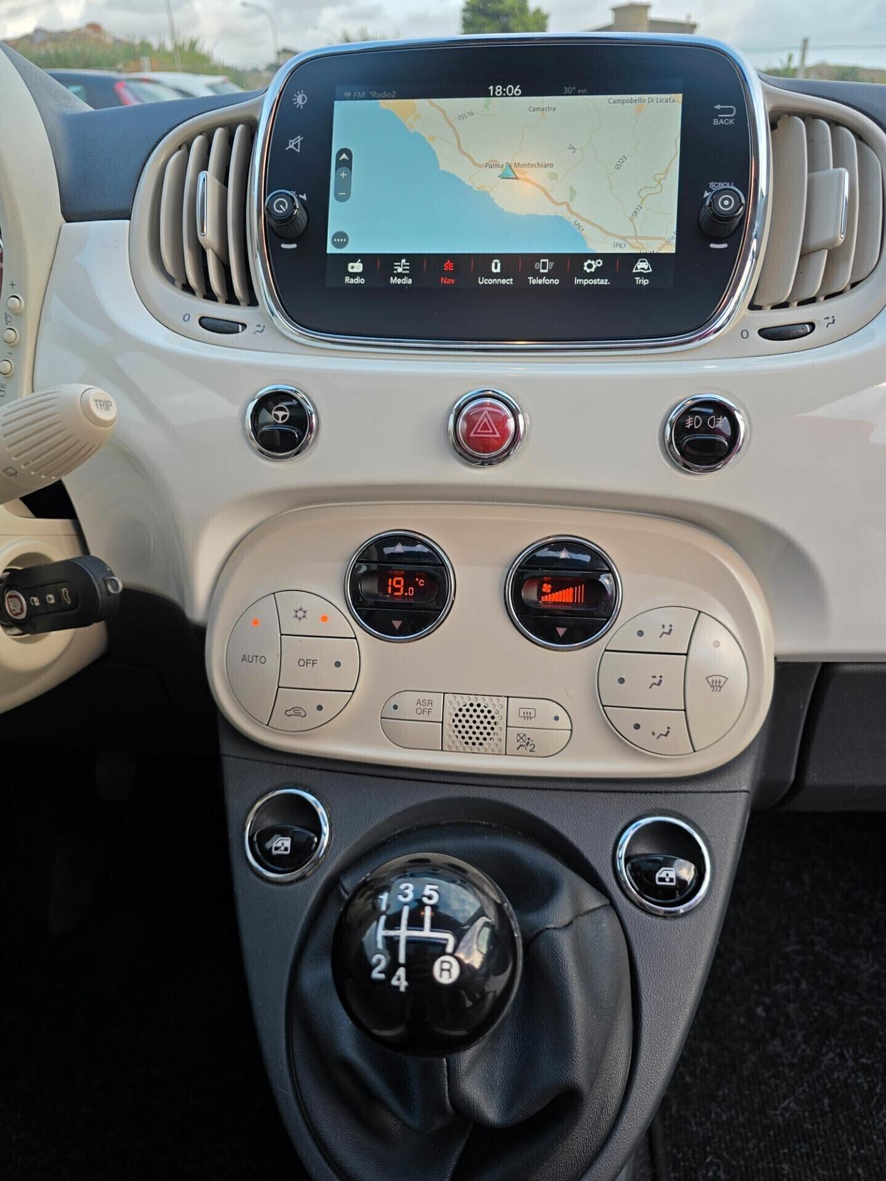 Fiat 500 1.2 Lounge tetto panoramico iva esposta