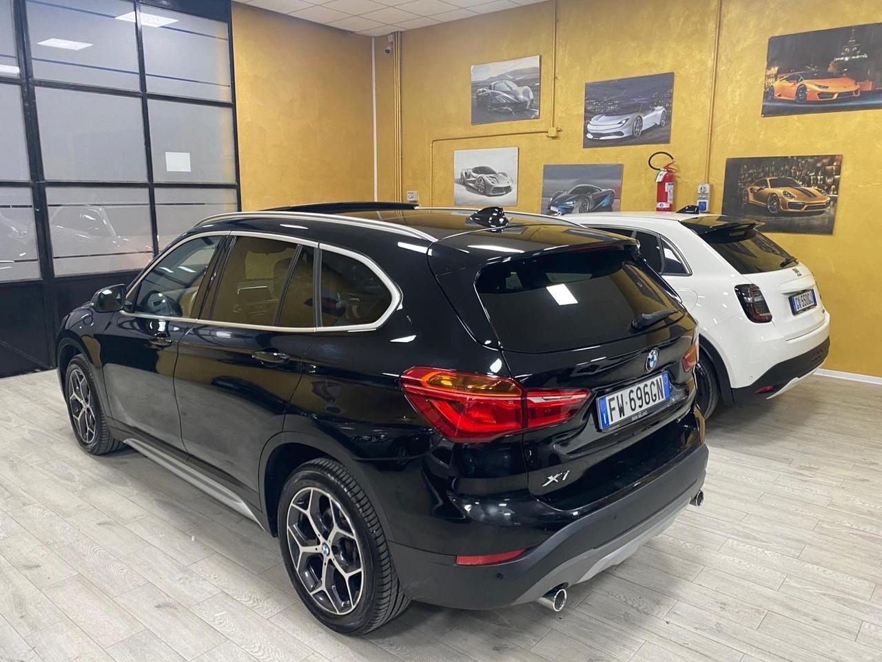 BMW X1 sDrive18d xLine “TETTO/NAV/RETR/PELLE”-2019