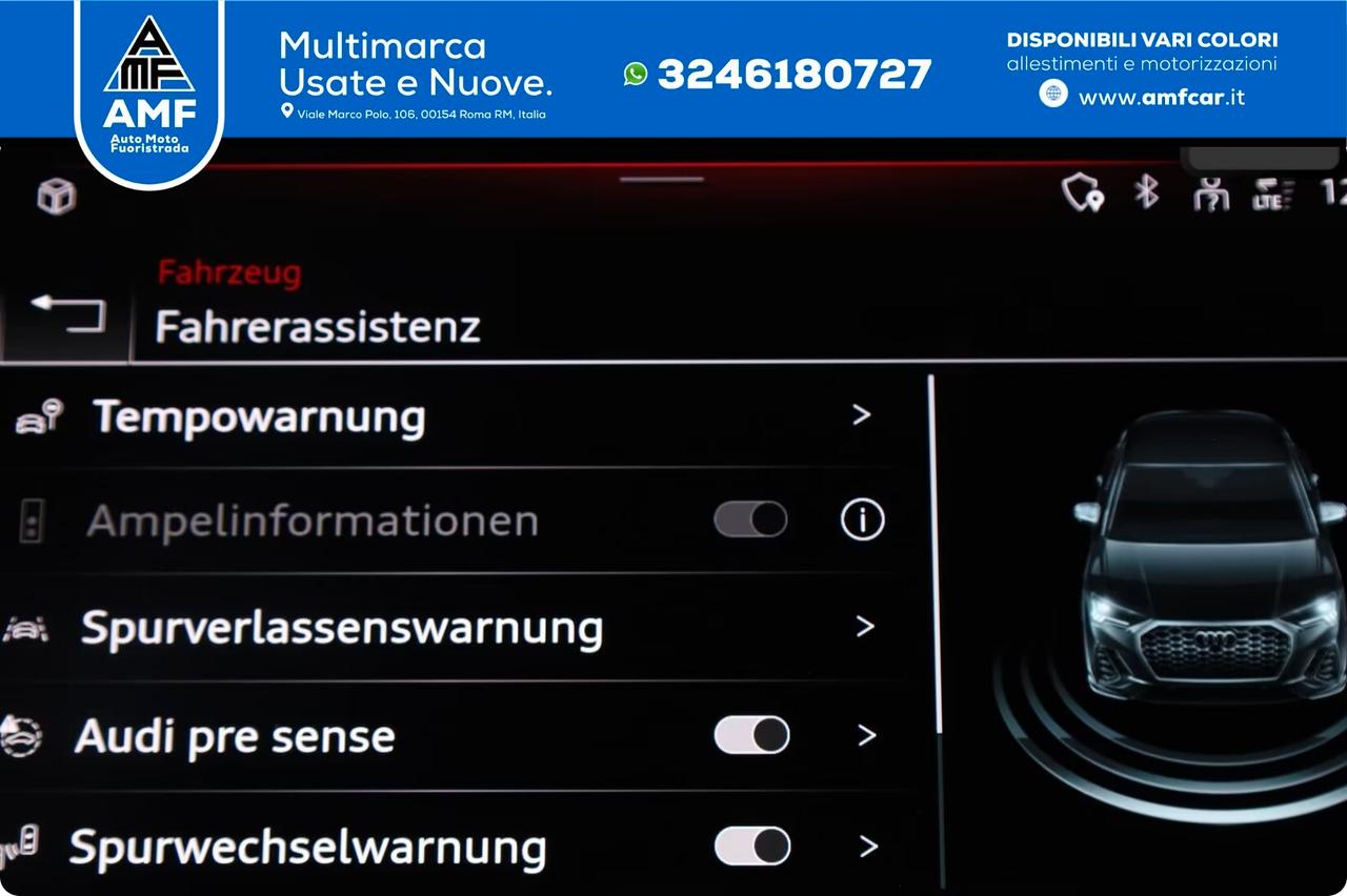 Audi Q3 Sportback 35 TDI S LINE luci ambiente
