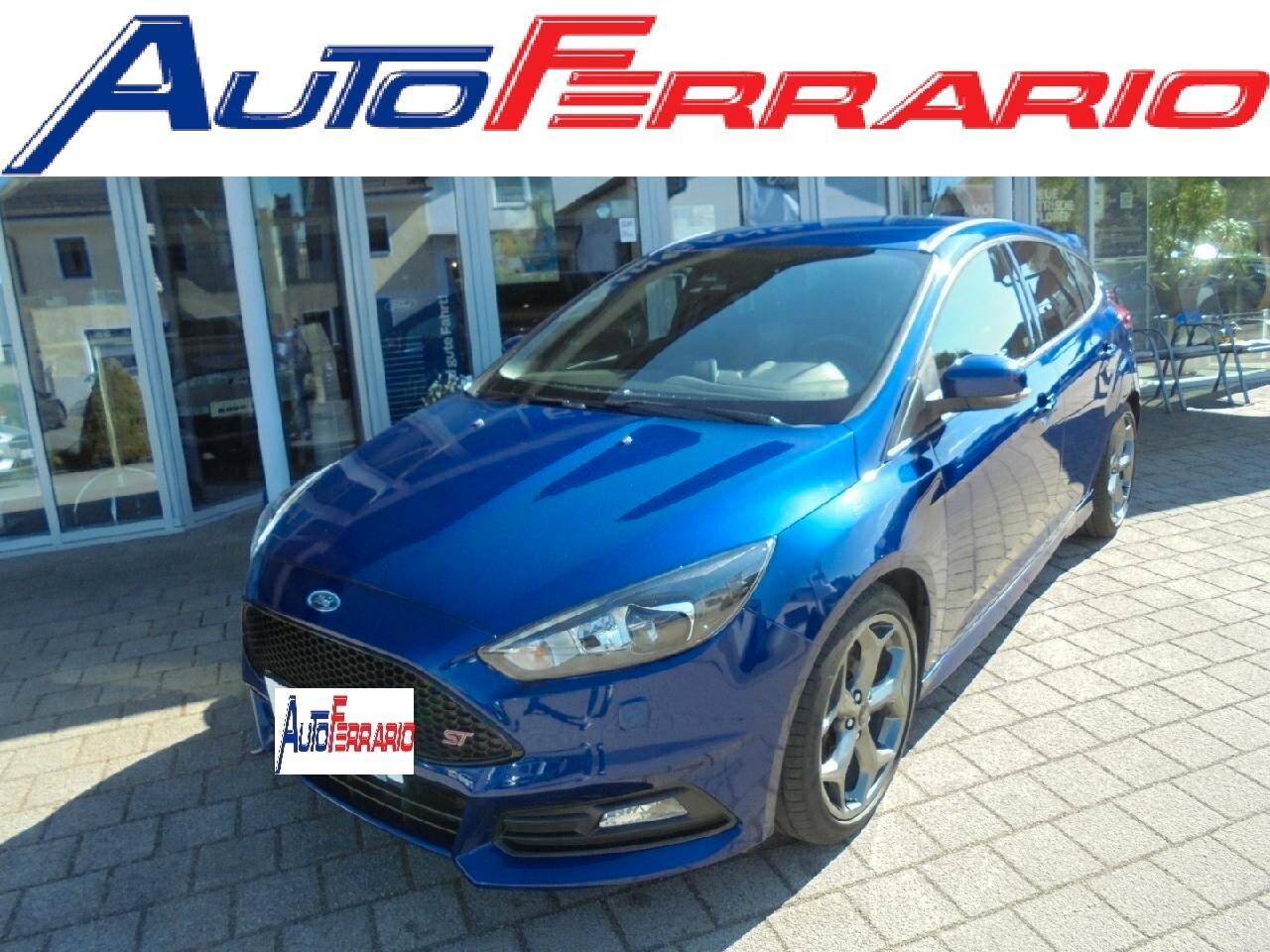 Ford Focus ST 18" NAVY SENS PARK CRUISE CONTROL RETROCAMERA SEDILI PELLE/TESSUTO FORD SYNC 3