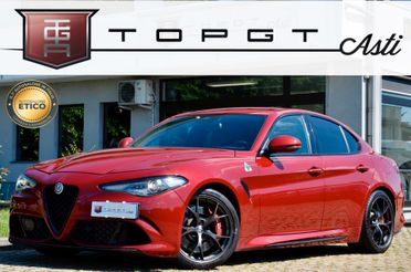 ALFA ROMEO GIULIA 2.9 T V6 QUADRIFOGLIO 510cv AUTO, ROSSO TRISTRATO, BOLLO E SUPERBOLLO PAGATI, HI-FI MTX, PERMUTE