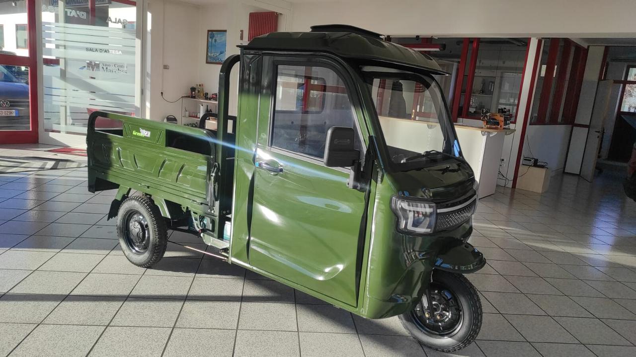MOTOCARRO ELETTRICO CABINATO RIBALTABILE