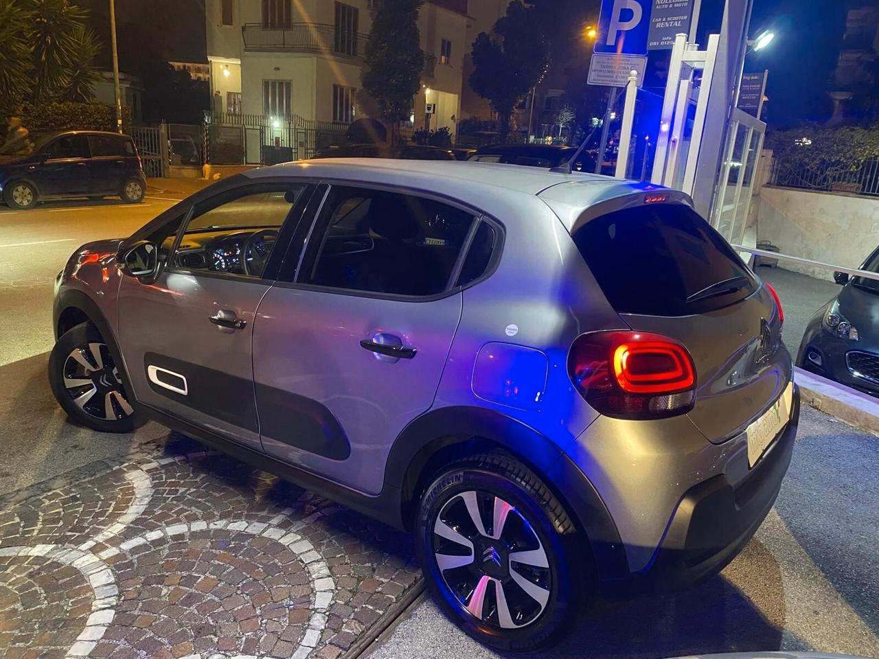 Citroen C3 PureTech 110 S&S EAT6 Max KM 33798 GRIGIO MEDIO