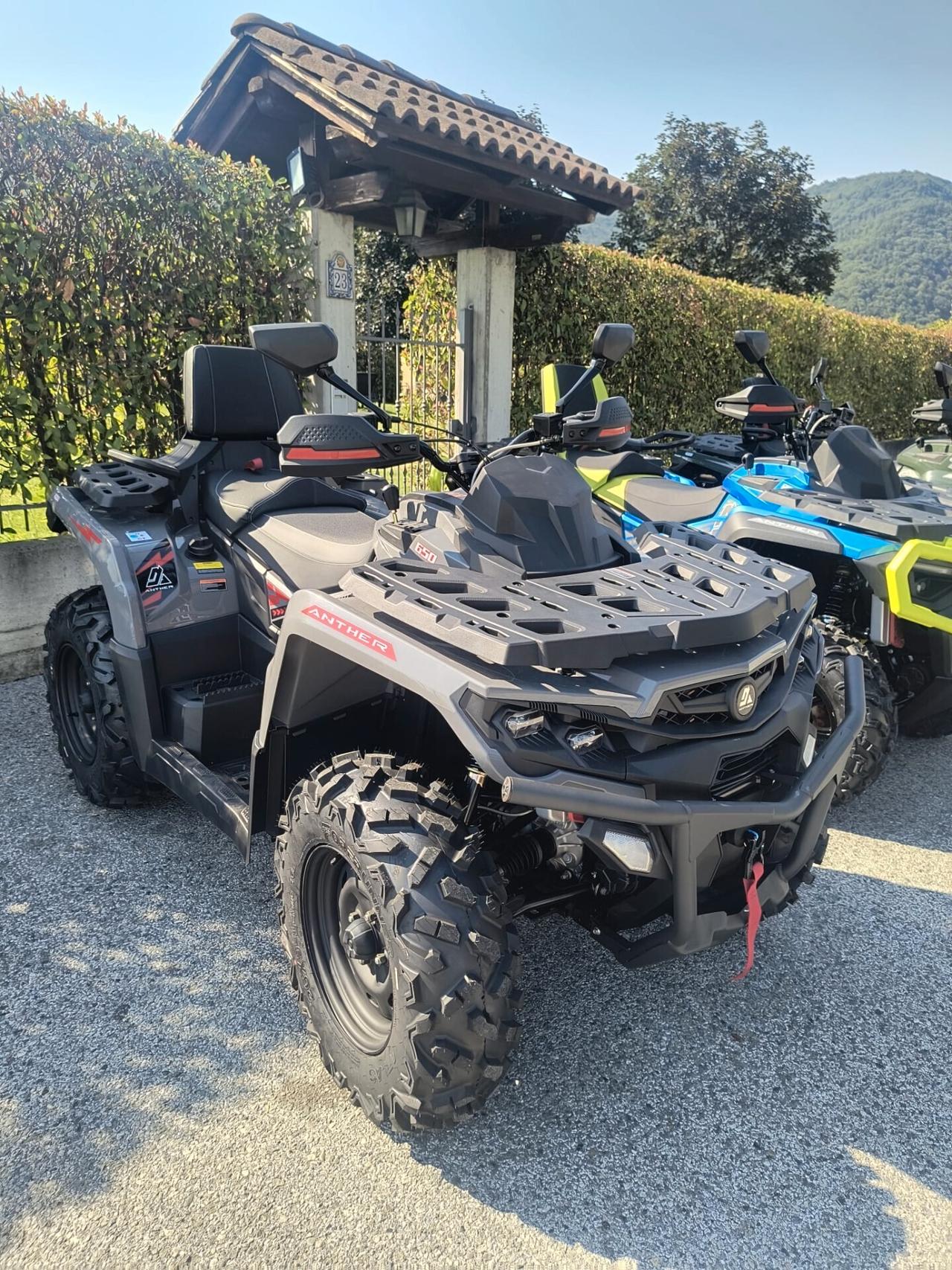QUAD AGRICOLO ANTHER 650 TARGA GIALLA