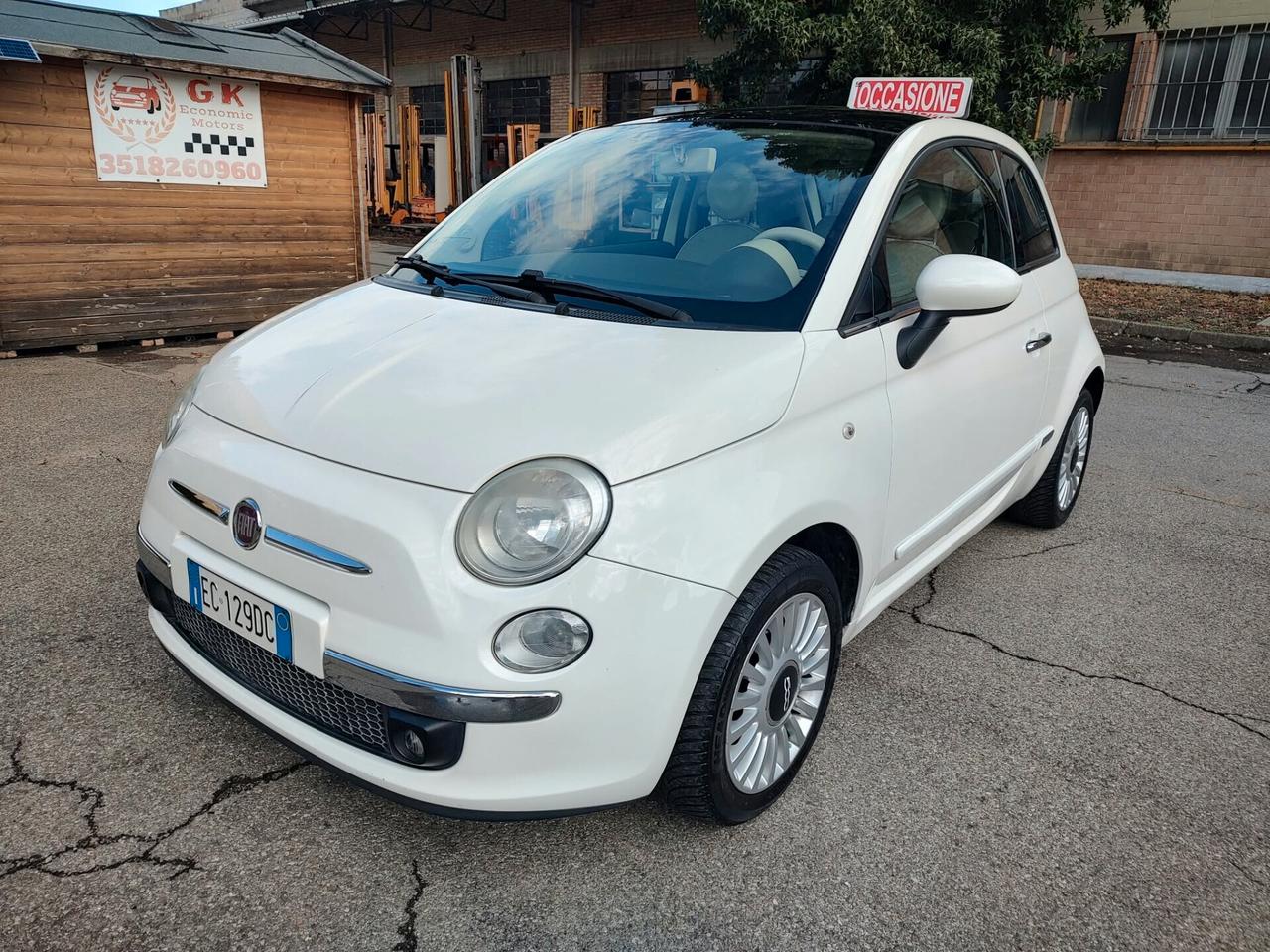 Fiat 500 S&S 1.2 Lounge, 69 cv, TETTO PANORAMICO, OK NEOPATENTATI