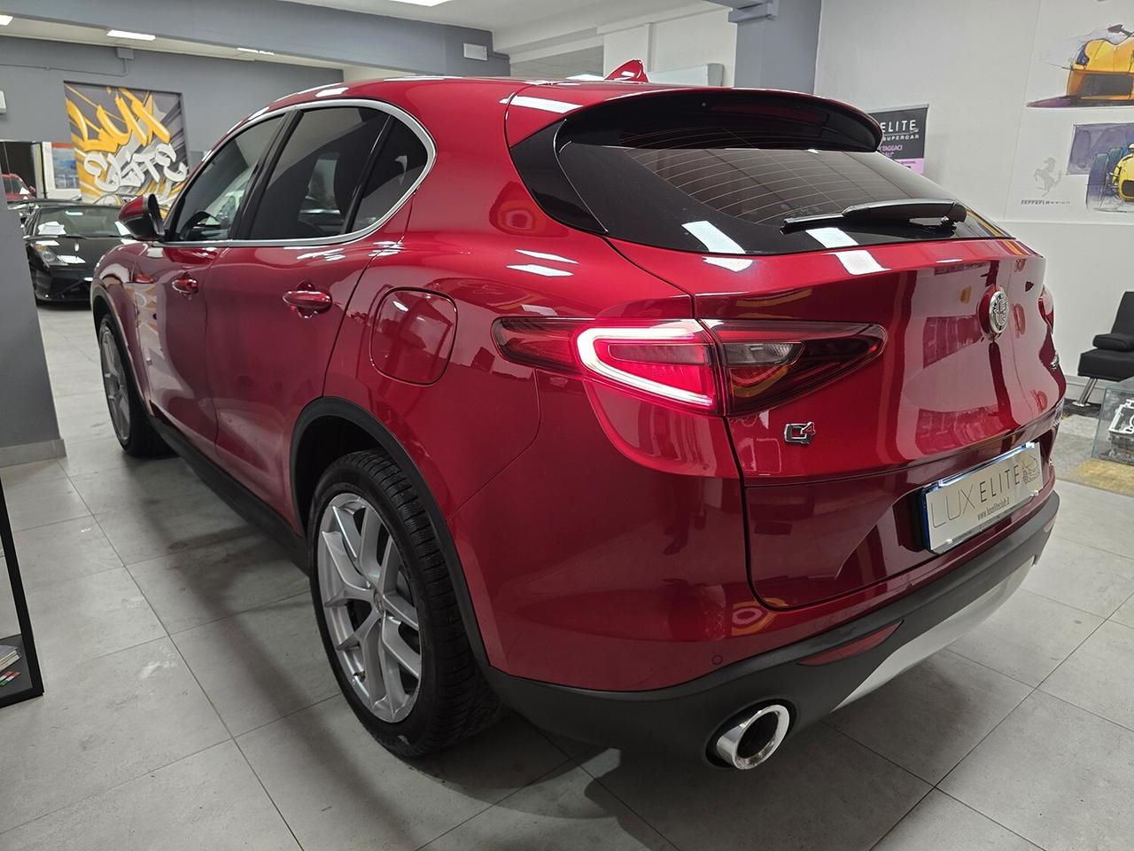 Alfa Romeo Stelvio 2.0 TURBO 280 CV AT8 Q4 ROSSO ALFA_SOLO 74MILA KM!