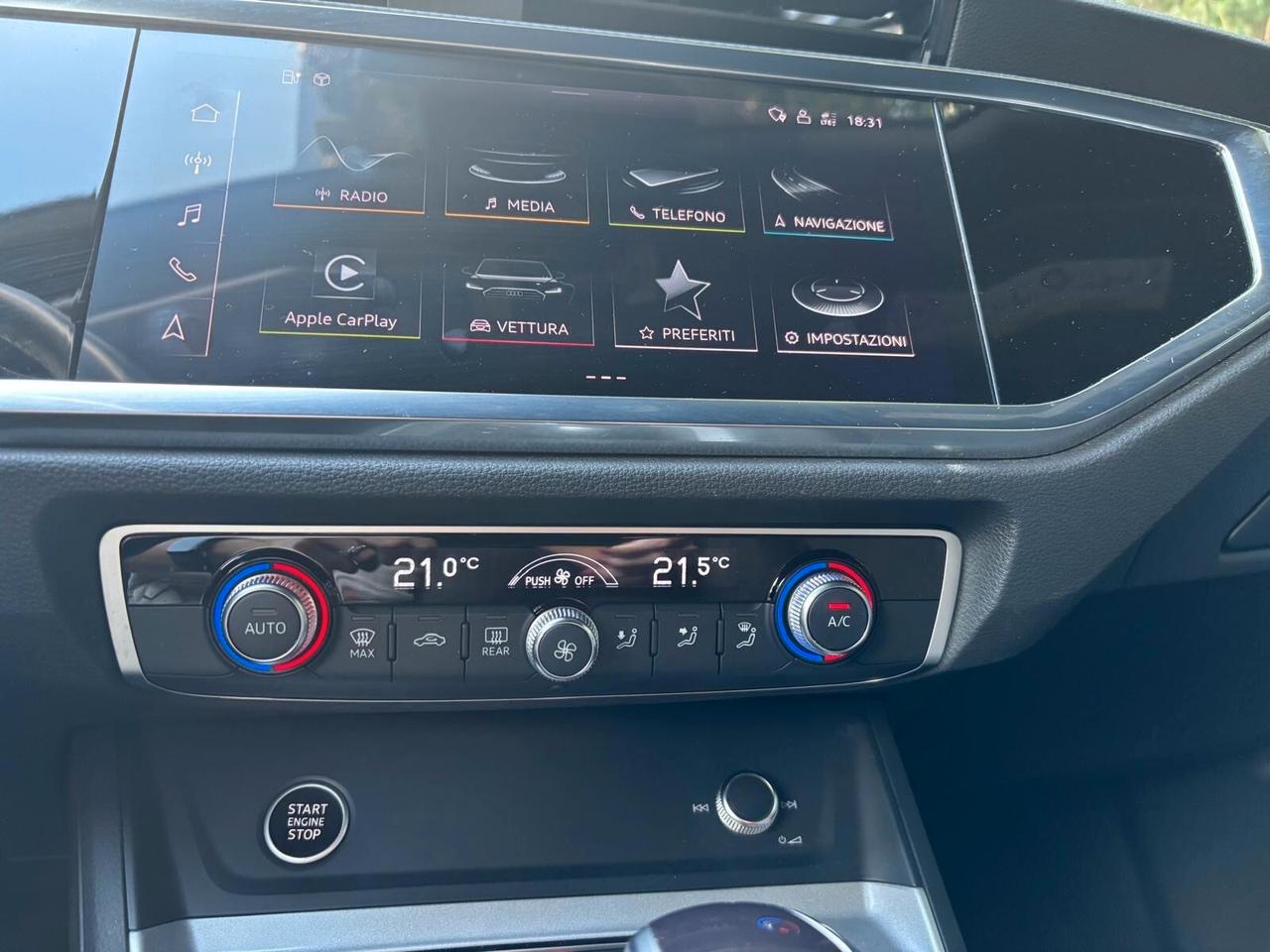 Audi Q3 SPB Sportback 45 TFSI e S tronic Identity Black LINE Plug-in ***IN CONTO VENDITA***