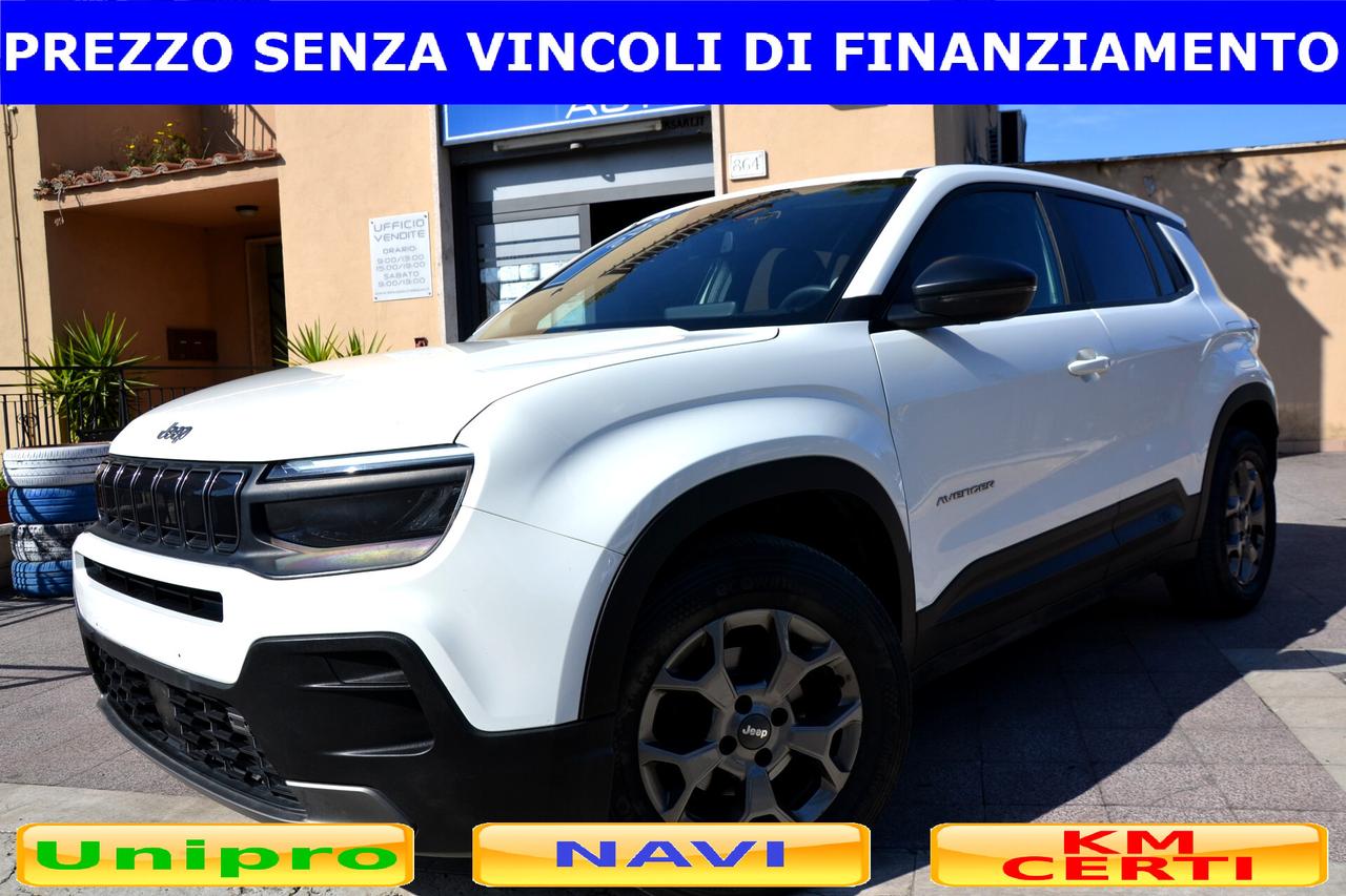 Jeep Avenger 1.2 Turbo 100CV **PREZZO VERO**UNIPRO'**KM CERTIF.