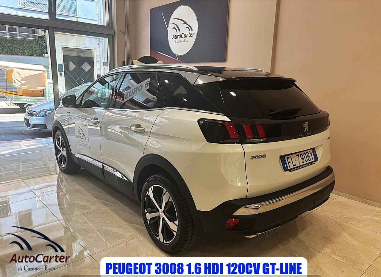 Peugeot 3008 1.6 Blue-HDI 120CV GT-LINE