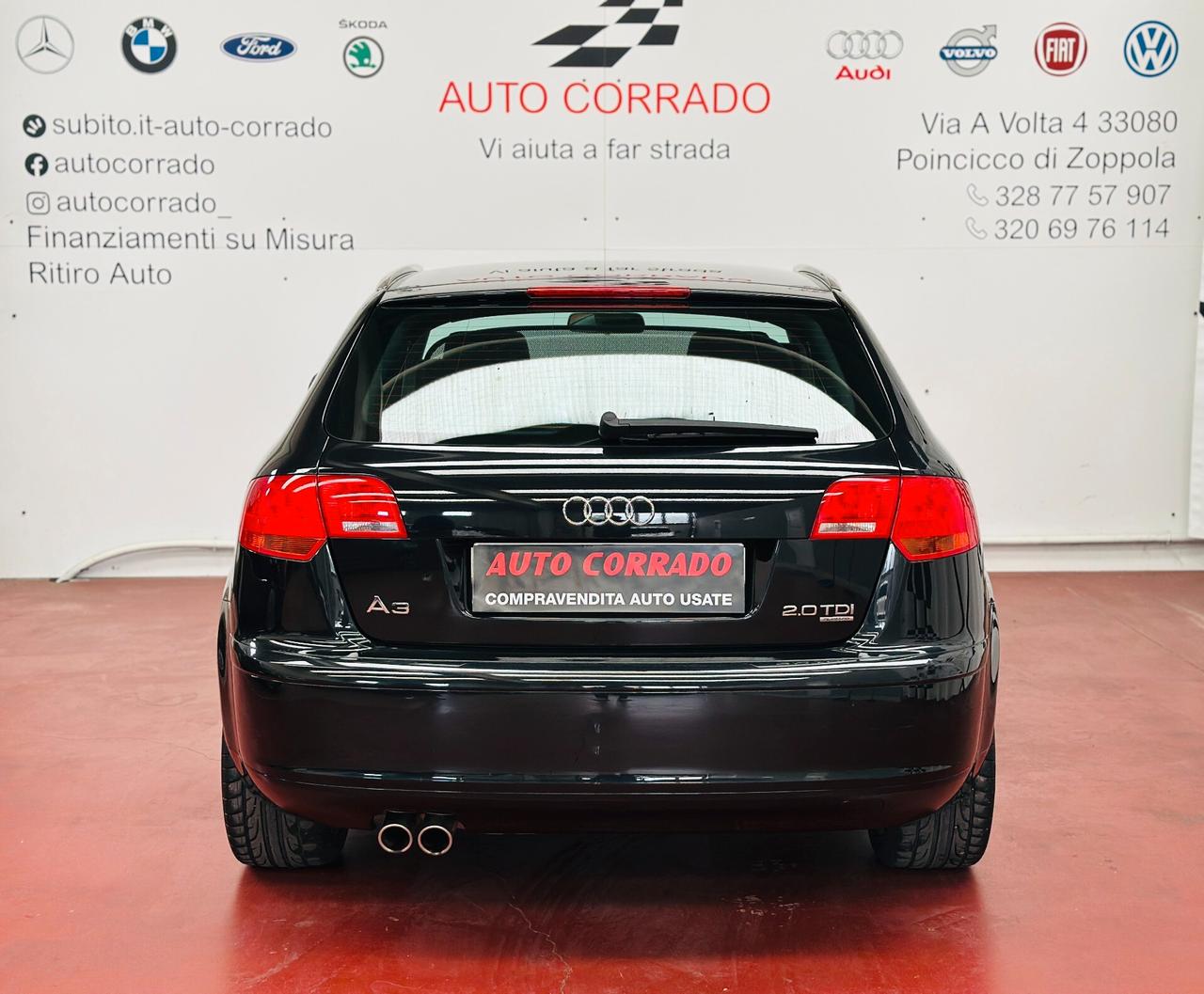 Audi A3 SPB 2.0 TDI 170 CV QUATTRO Ambition 51.000KM