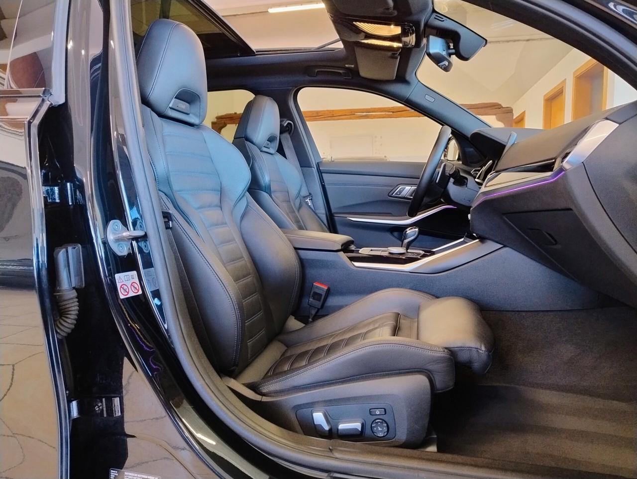 BMW 330d 48V Touring Msport *TETTO*SEDILI M3*GANCIO*LIVE