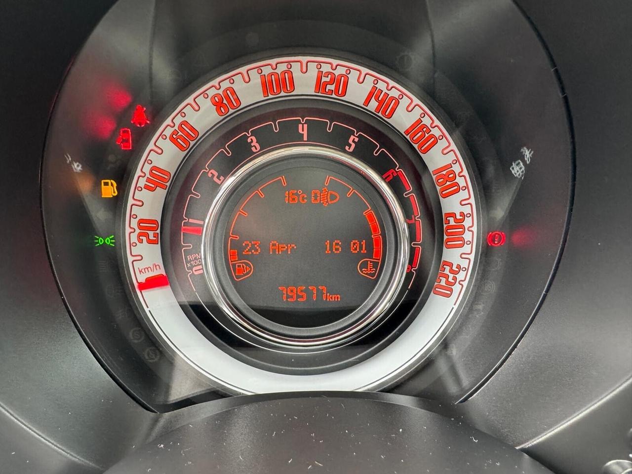 FIAT 500 1.2I - 69CV 2017 79.500KM OK NEO PATENTATI