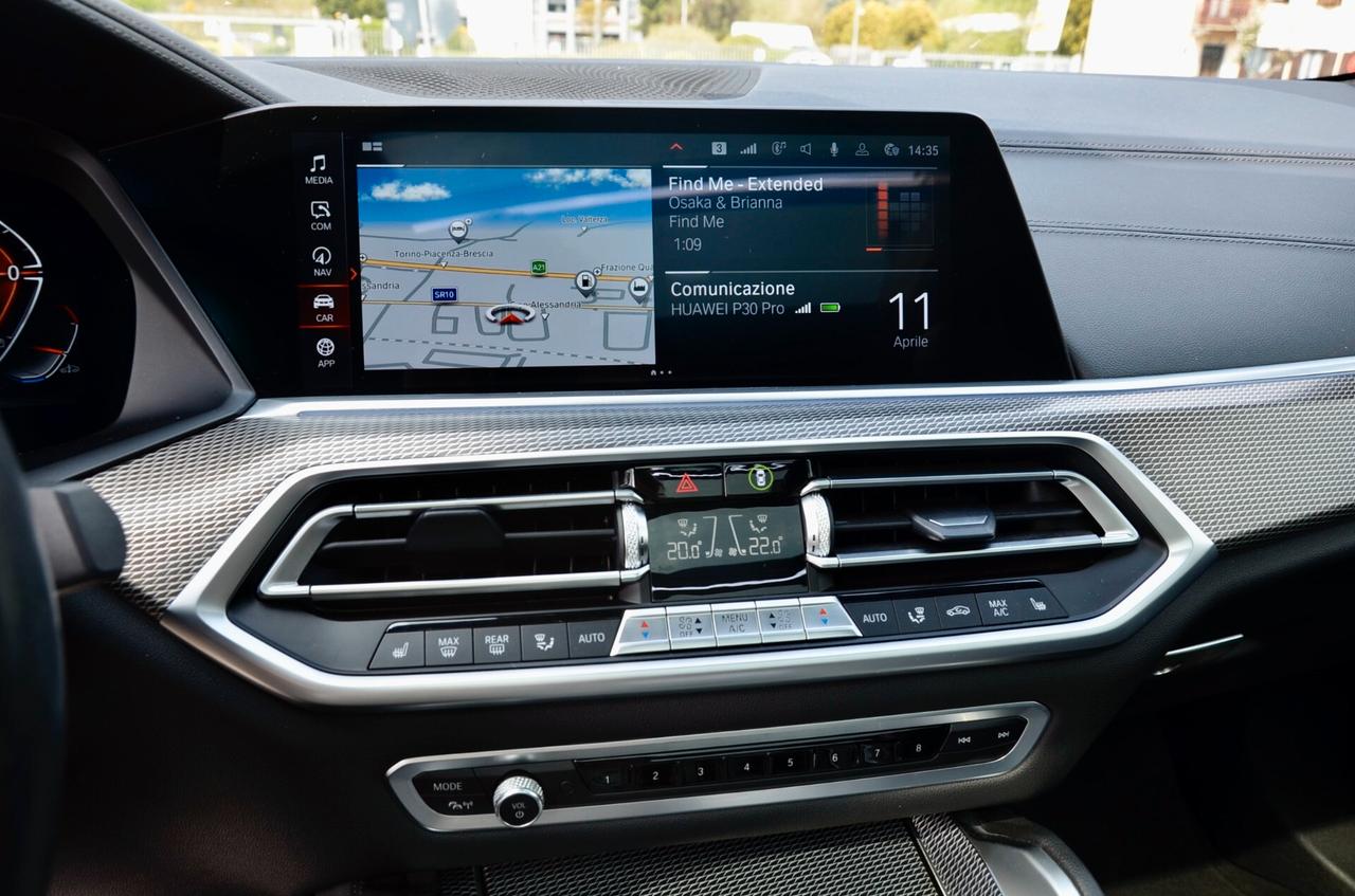 BMW X6 XDRIVE30d MHEV 48V MSPORT 286cv AUTO, FULL OPTIONAL, UFF ITALIANA, SERVICE BMW, EURO 6D, PERMUTE