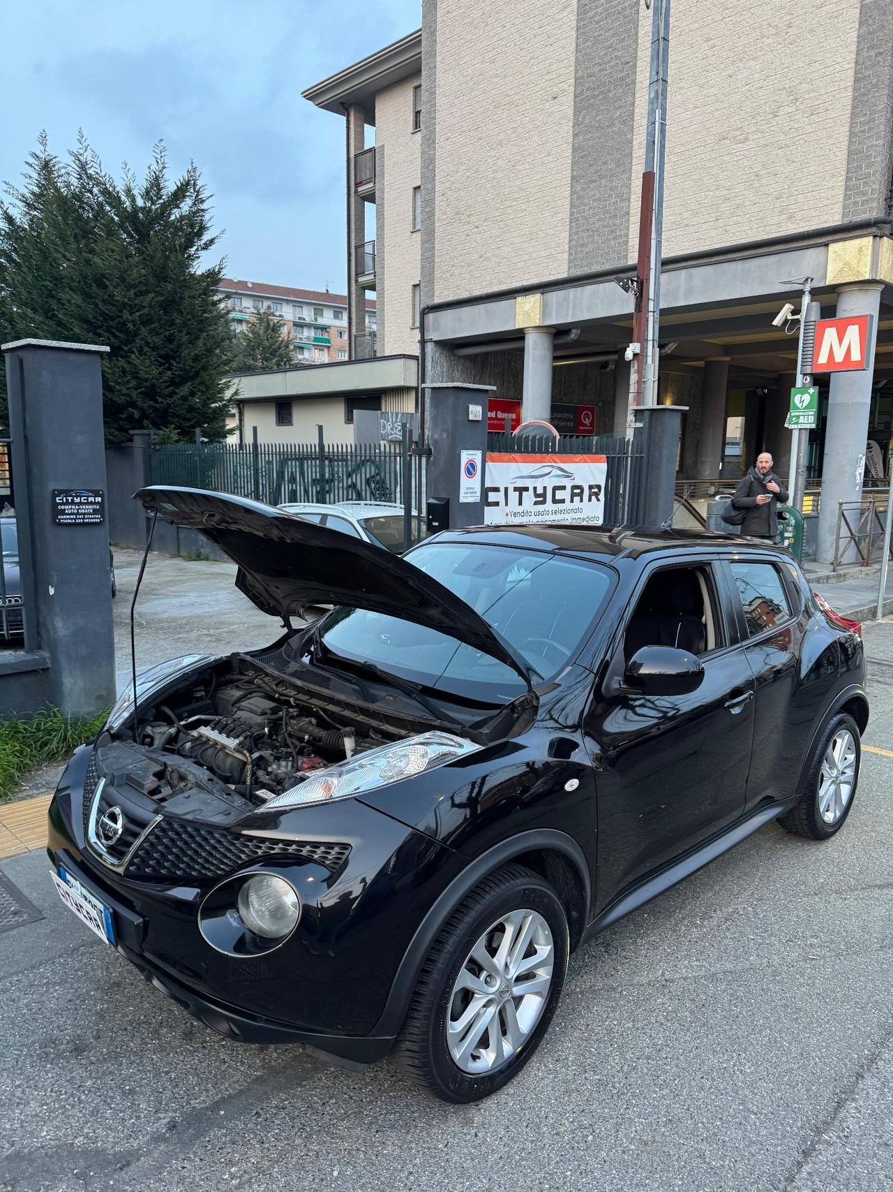 Nissan Juke 1.6 117 cv GPL di casa