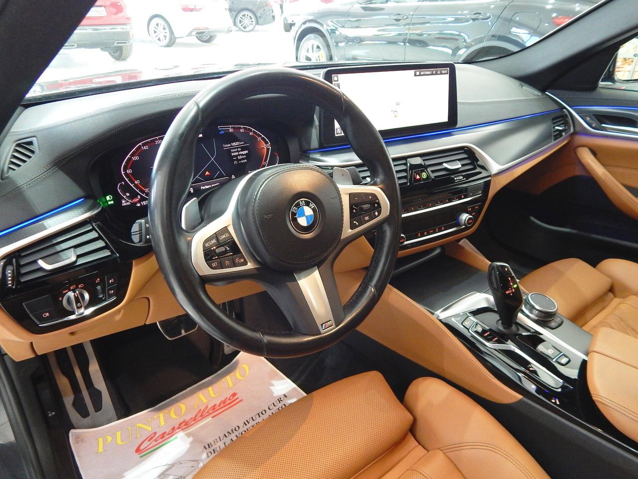 BMW 520 d mhev xdrive Msport Aut TETTO-NAVI-PELLE-LED-PARK