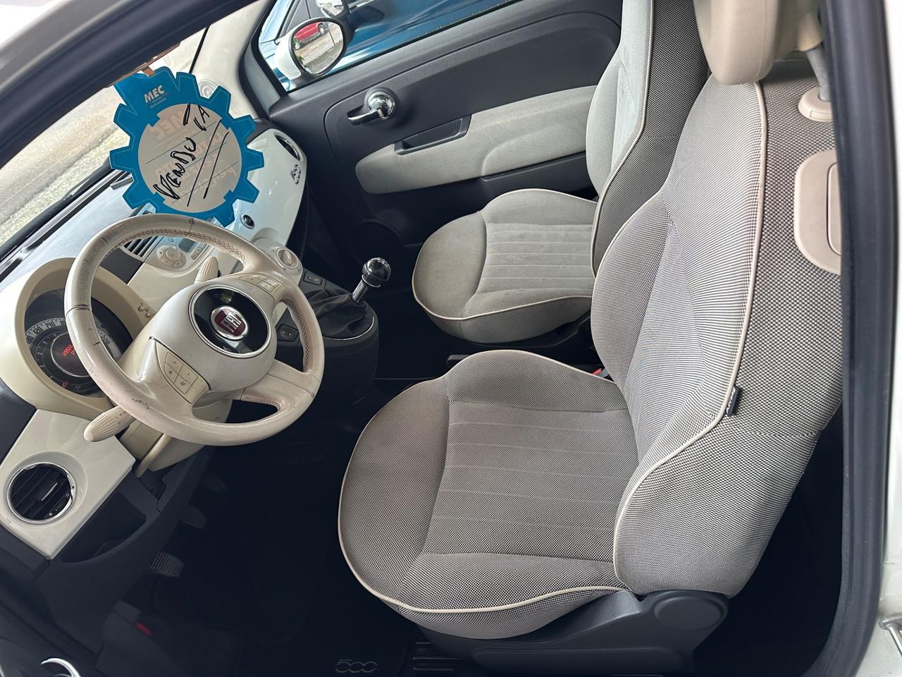 Fiat 500 1.2 Lounge panoramica