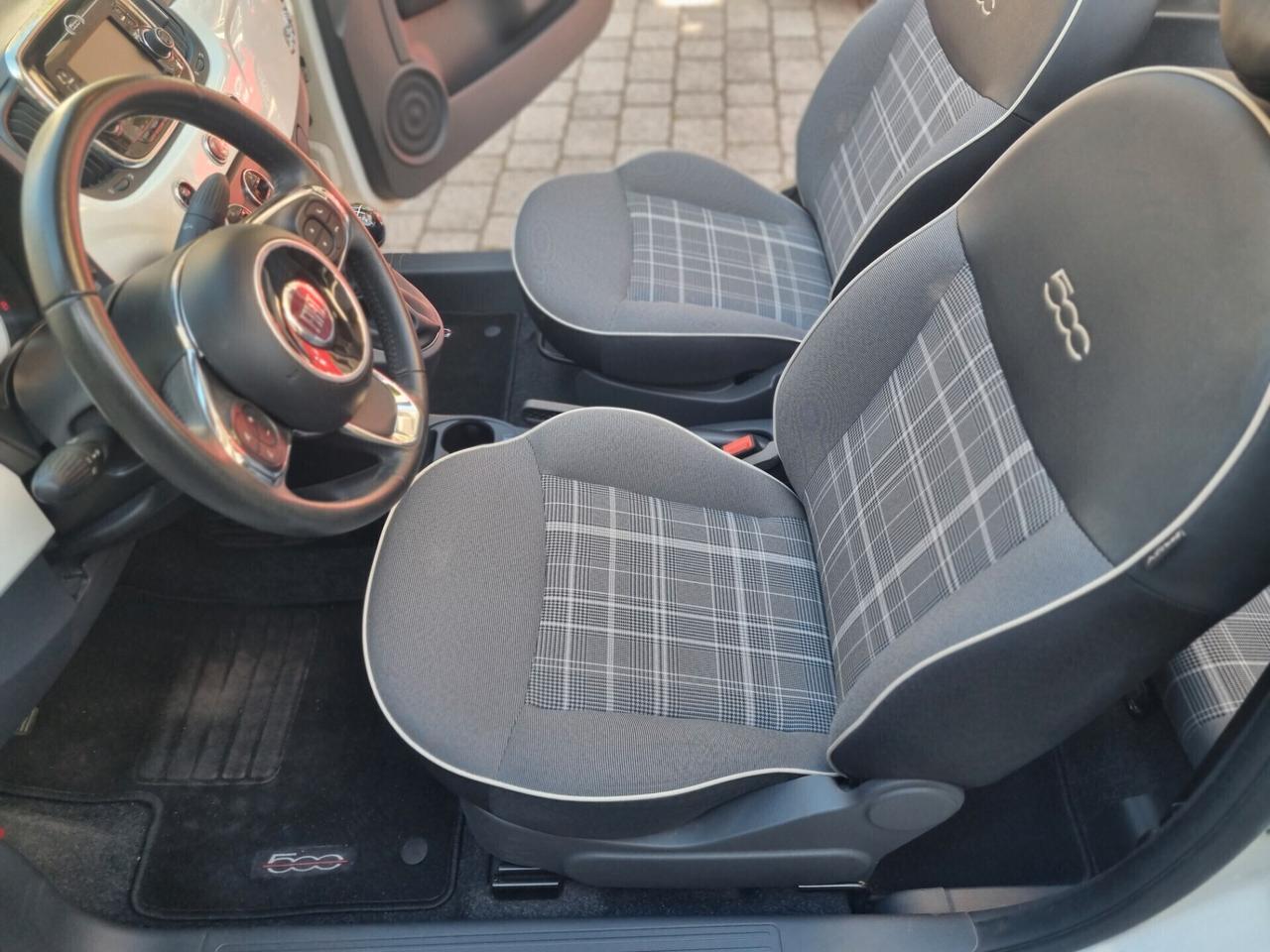 Fiat 500 lounge cabrio anno2016 km67000 neopat