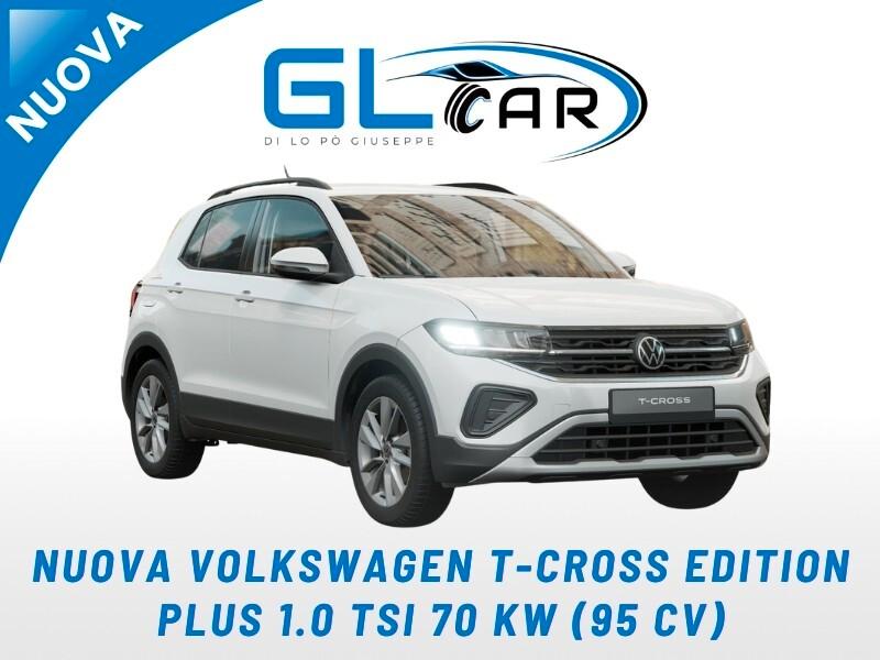 Nuova Volkswagen T-Cross Edition Plus 1.0 TSI 70 kW (95 CV)