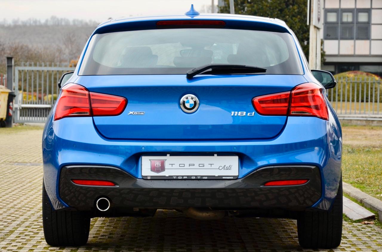 BMW 118d XDRIVE MSPORT 150cv 3p, UFF ITALIANA, SERVICE BMW, EURO 6C, FARI FULL LED, NAVI, PELLE, PERMUTE