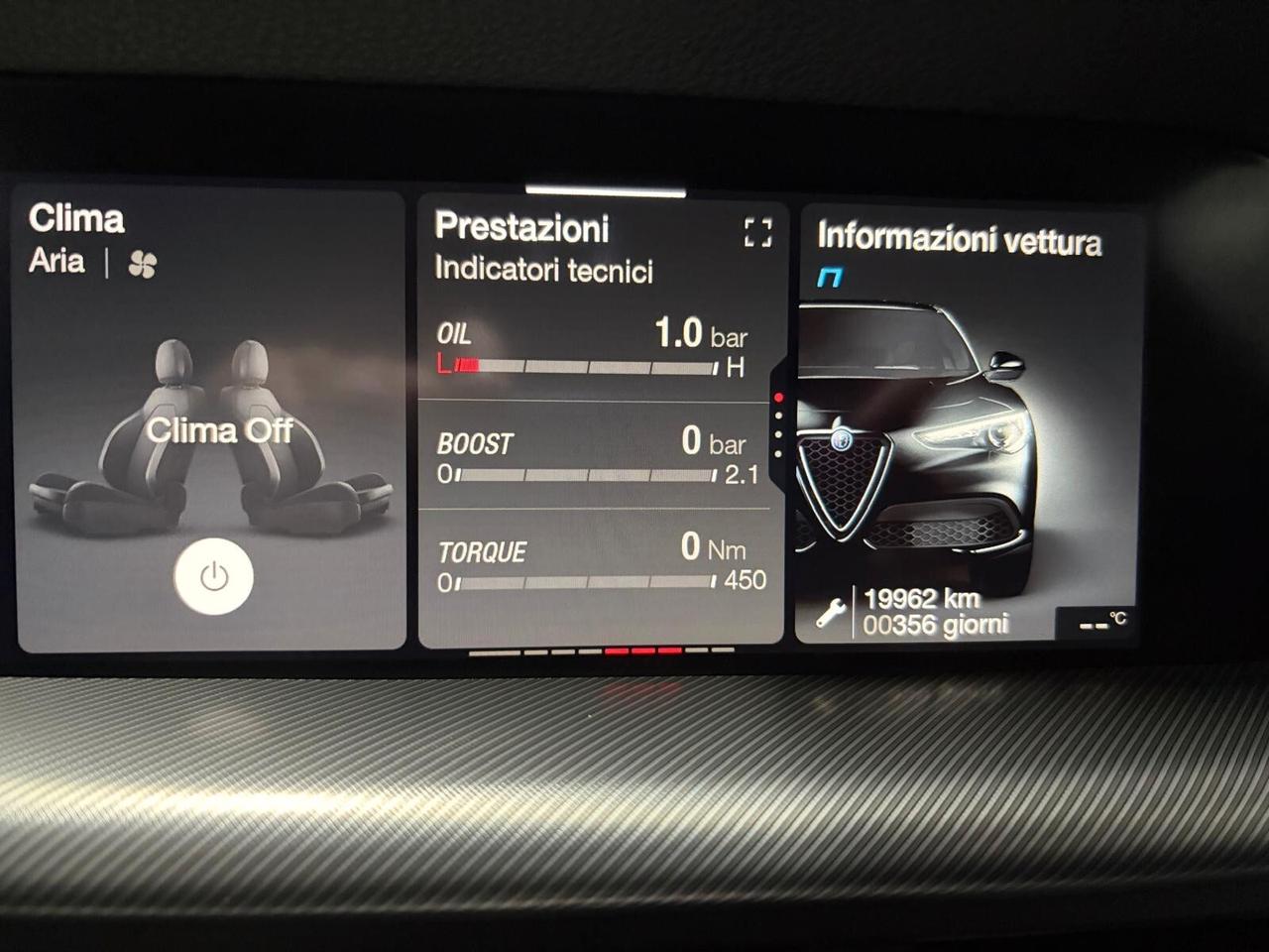 Alfa Romeo Stelvio 2.2 Turbodiesel 190 CV AT8 Q4 Sprint 24 mesi di garanzia